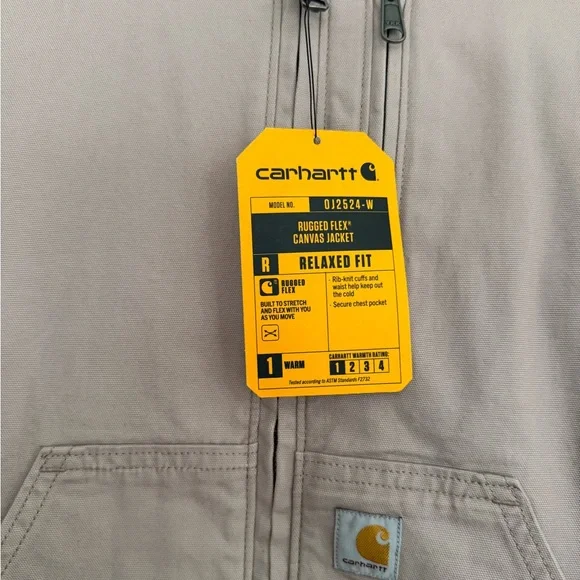 New with tags!Carhartt Women's rugged flex Utility Jacket in mauve/purple/grey. - Picture 4 of 7